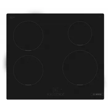 Bosch Serie 4 PUE611BB5E plīts virsma Melns Iebūvējams 60 cm Zonu indukcijas plīts virsma 4 zona(s)