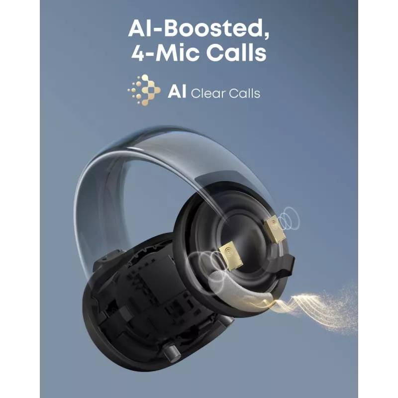 ANKER austiņa - Soundcore Aeroclip - melna