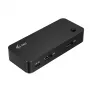 i-tec Universal KVM HUB 2x USB-C 2x USB-A 3.0 5000 Mbit/s Melns