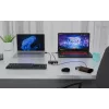 i-tec Universal KVM HUB 2x USB-C 2x USB-A 3.0 5000 Mbit/s Melns