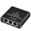 Ethernet sadalītājs QOLTEC 52294 1x3 RJ45 ar USB-C barošanas ieeju