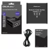 Ethernet sadalītājs QOLTEC 52294 1x3 RJ45 ar USB-C barošanas ieeju