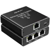 Ethernet sadalītājs QOLTEC 52294 1x3 RJ45 ar USB-C barošanas ieeju