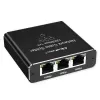 Ethernet sadalītājs QOLTEC 52294 1x3 RJ45 ar USB-C barošanas ieeju