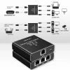 Ethernet sadalītājs QOLTEC 52294 1x3 RJ45 ar USB-C barošanas ieeju