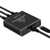Ethernet sadalītājs QOLTEC 52294 1x3 RJ45 ar USB-C barošanas ieeju