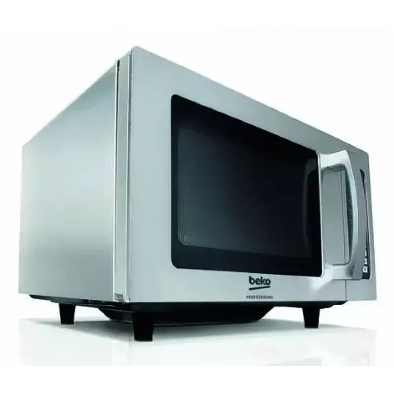 Solo countertop microwave BEKO PRO25IXBP, 25 L, silver, LED display, button controls