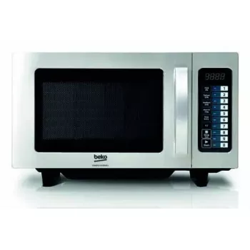 Solo countertop microwave BEKO PRO25IXBP, 25 L, silver, LED display, button controls