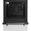 Brīvi stāvoša gāzes-elektriskā plīts BEKO FSE52323DWD, 4 degļu plīts virsma, 60 cm, 55 L cepeškrāsns, energoefektivitātes klase A