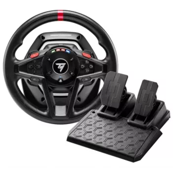 Thrustmaster T128-P Melns USB stūre + pedāļi Analogā PC, PlayStation 4, PlayStation 5