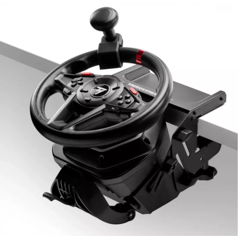 Thrustmaster T128-P Melns USB stūre + pedāļi Analogā PC, PlayStation 4, PlayStation 5