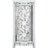 PC case CORSAIR FRAME 4000D RS Midi Tower balta — ATX, rūdīts stikls, 3x120mm priekšējie ventilatori, atbalsta 360/240/140mm radiatorus