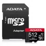 MicroSDXC atmiņas karte ADATA 512 GB UHS‑I U3 V30 10. klase A2, 100/85 MB/s, ūdensizturīga
