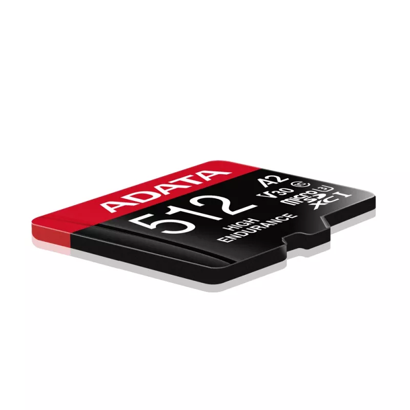 MicroSDXC atmiņas karte ADATA 512 GB UHS‑I U3 V30 10. klase A2, 100/85 MB/s, ūdensizturīga