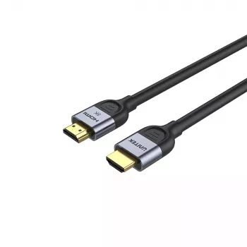 HDMI kabelis UNITEK C11086GY01-1.5M 1,5m 48 Gbit/s ARC Melns Pelēks