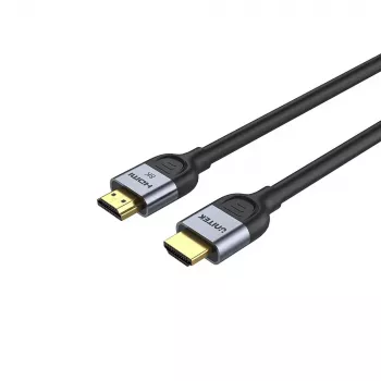HDMI kabelis UNITEK C11086GY01-1M 1m 2.1 48 Gbit/s Melns Pelēks