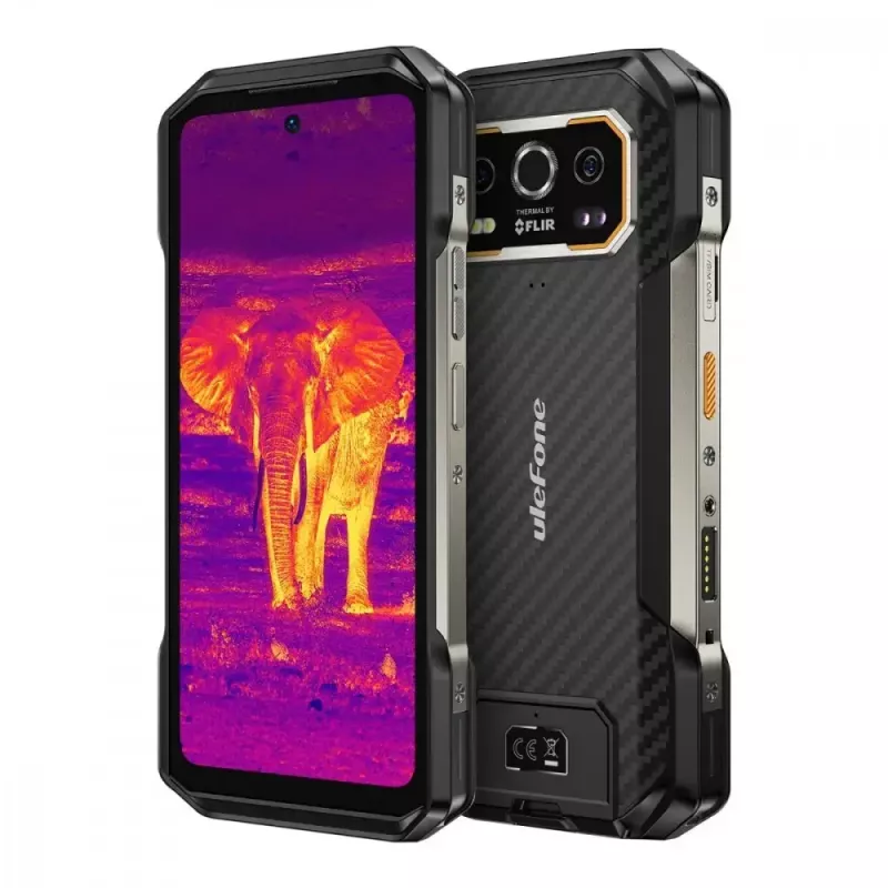 Viedtālrunis UleFone Armor 27T 6.58 collas 12GB RAM 256GB Melns, Enerģijas klase A
