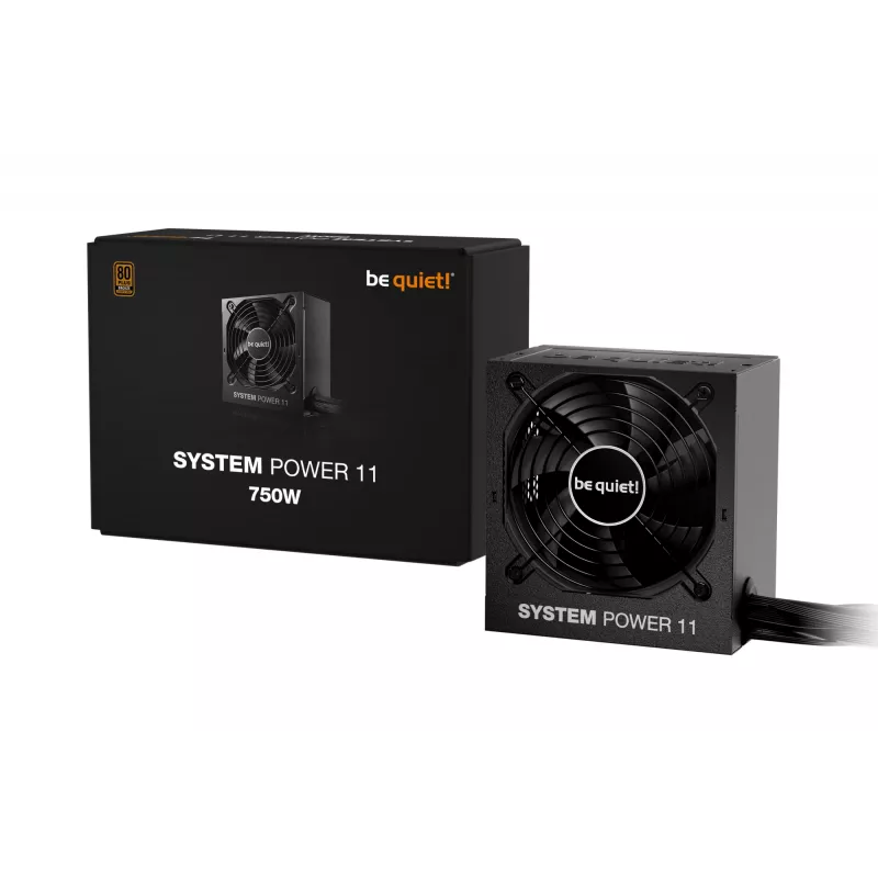 be quiet! System Power 11 750W barošanas bloks 20+4 kontaktu ATX ATX Melns
