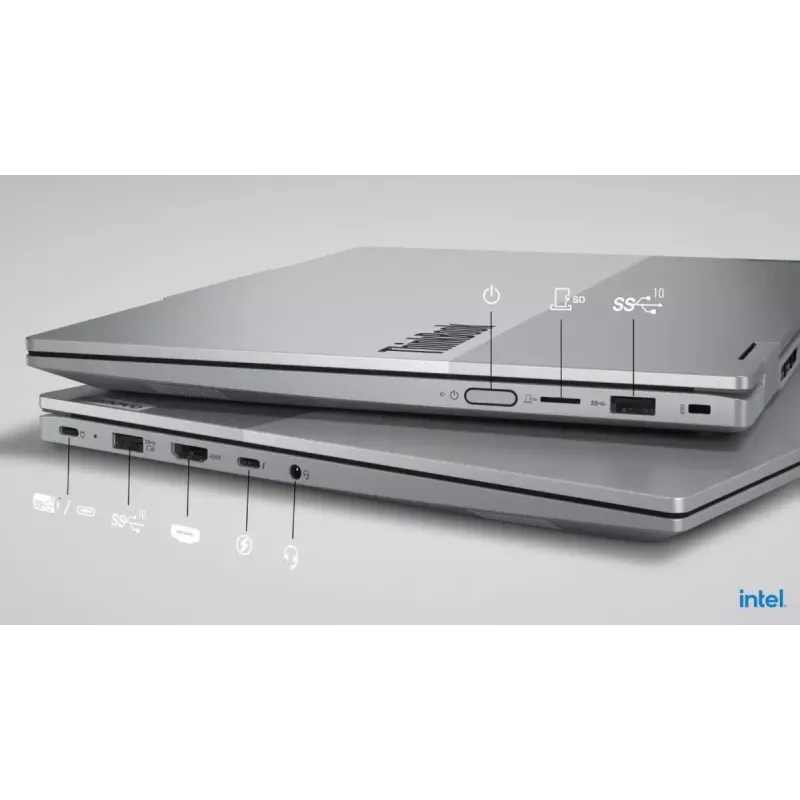 Pārnēsājamais dators Lenovo ThinkBook 14 G5 2in1 14,0 collu Ultra 5 225U 16GB 512GB INT W11Pro Skārienjutīgs Luna Grey