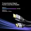HDMI kabelis UNITEK C11086GY01-3M 3m 2.1 48 Gbit/s Melns Pelēks