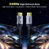 DisplayPort kabelis Unitek C1628GY01-2M — 2 m, DisplayPort 2.1, 7680×4320 @ līdz 240 Hz, 32.4 kanāli, alvots varš