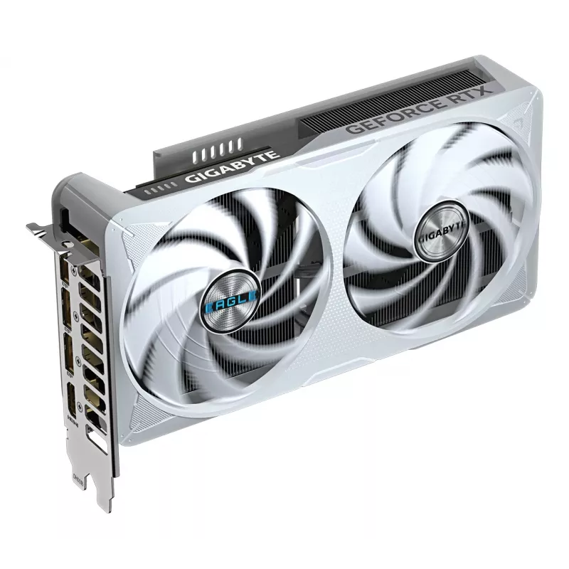 GIGABYTE GeForce RTX 5060 Ti EAGLE OC ICE 8G grafiskā karte - 8 GB GDDR7, 128 bitu, PCI-E 5.0, 2617 MHz kodola frekvence, 3 x DisplayPort, 1 x HDMI, GV-N506TEAGLEOC ICE-8GD