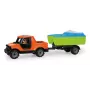 Rotaļu kravas automašīna LEGO Lena 01633 — metāla rotaļu transportlīdzeklis bērniem no 2 gadu vecuma, daudzkrāsains