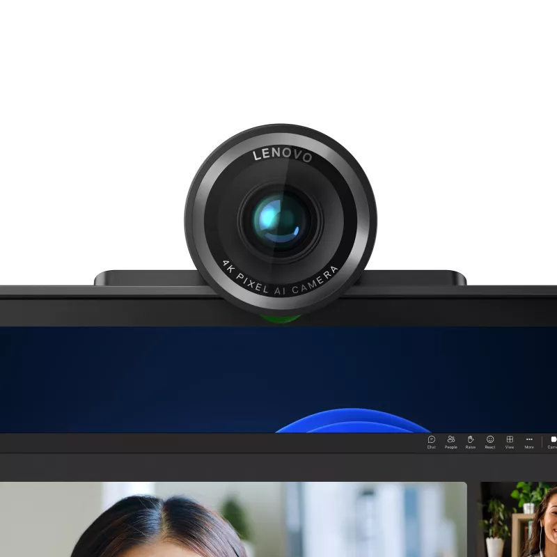 Lenovo 4XC1Q25246 tīmekļa kamera 8 MP 1920 x 1080 pikseļi USB-C Melna