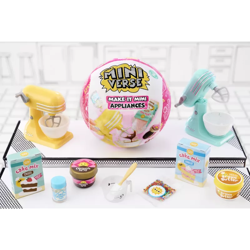 Miniverse MGA's - Make It Mini Appliances Series 2 in PDQ, 8 gadi, Daudzkrāsains, Plastmasa