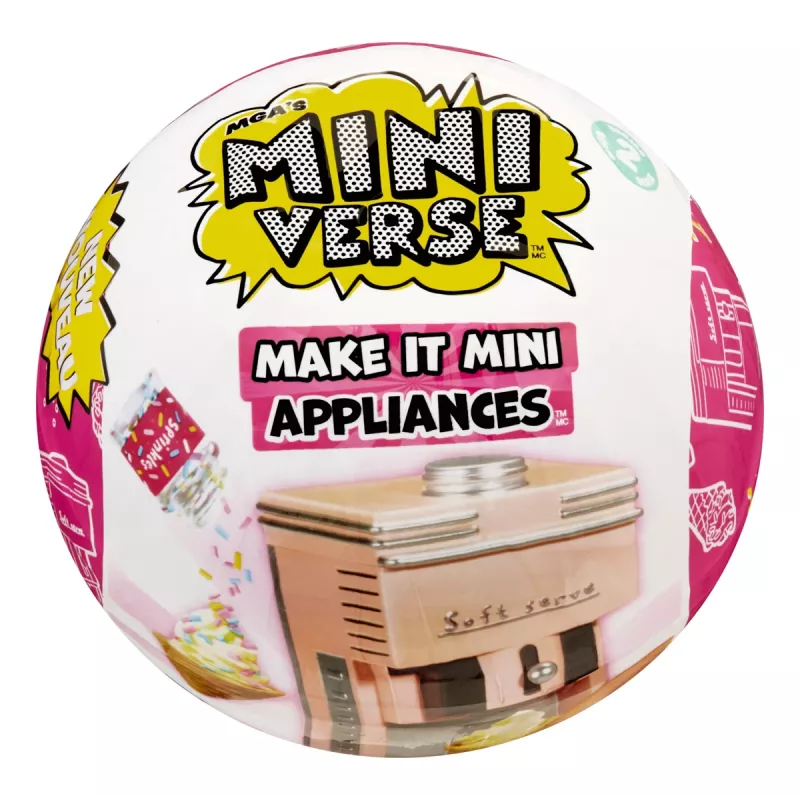 Miniverse MGA's - Make It Mini Appliances Series 2 in PDQ, 8 gadi, Daudzkrāsains, Plastmasa