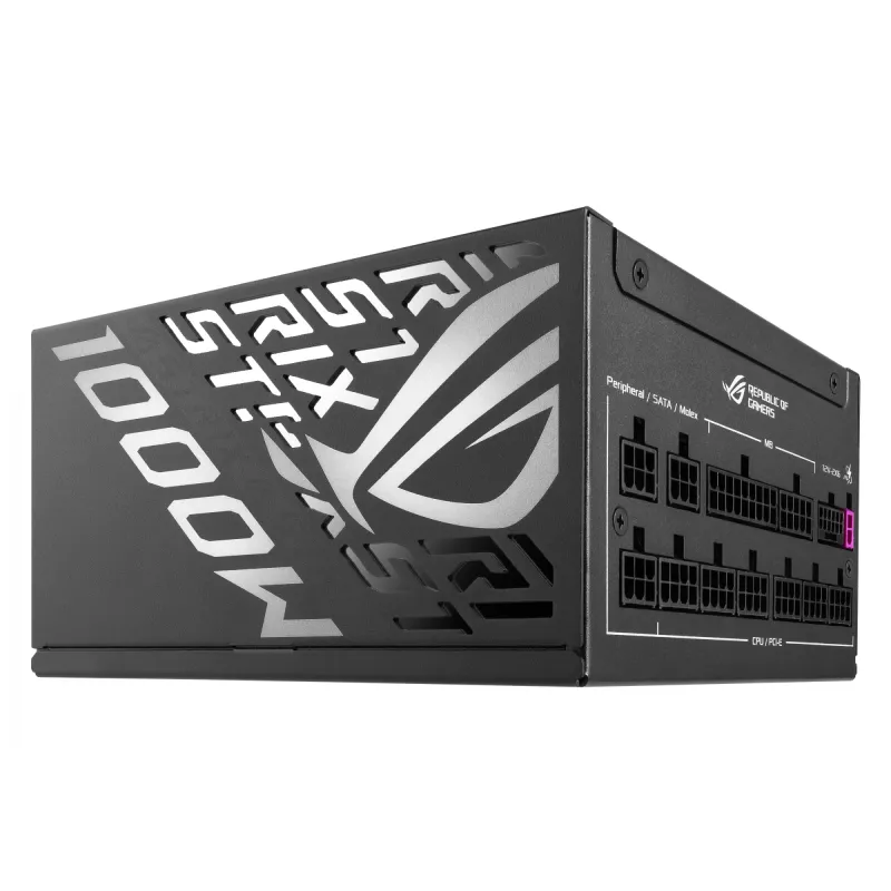 ASUS ROG STRIX-1000P-GAMING barošanas bloks 1000 W 20+4 kontaktu ATX ATX melns, sudrabains