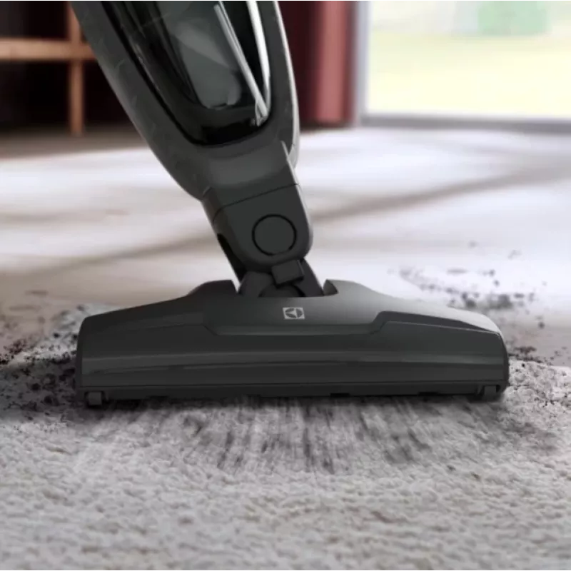 Electrolux ES31CB18SH putekļsūcējs ar kātu/elektriskā slota, baterija, sausā tīrīšana, bezmaisa, 0,3 l, balts