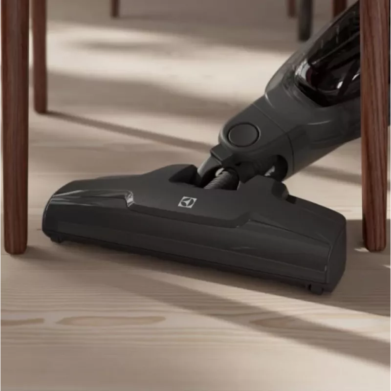 Electrolux ES31CB18SH putekļsūcējs ar kātu/elektriskā slota, baterija, sausā tīrīšana, bezmaisa, 0,3 l, balts