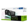 PNY GeForce RTX 5070 12 GB GDDR7 pārspīlēta trīs ventilatoru grafiskā karte - 12 GB GDDR7 - DisplayPort 2.1b / HDMI 2.1b