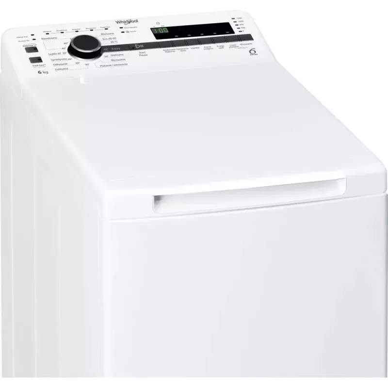 Whirlpool NTDLR 6240SS PL/N veļas mašīna ar augšējo ielādi 6 kg 1151 apgr./min Balta