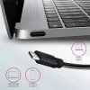 Axagon HMC-5G21 USB 10Gbps centrmezgls, 2x USB-A, 2x USB-C, HDMI 4k/30Hz, PD 60W, USB-C kabelis