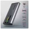 Axagon EEM2-SD2 USB-C 10Gbps - M.2 NVMe & SATA SSD DISPLAY kaste