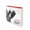 Axagon ADR-207 USB atkārtotāja kabelis 7,5 m USB 2.0 Melns