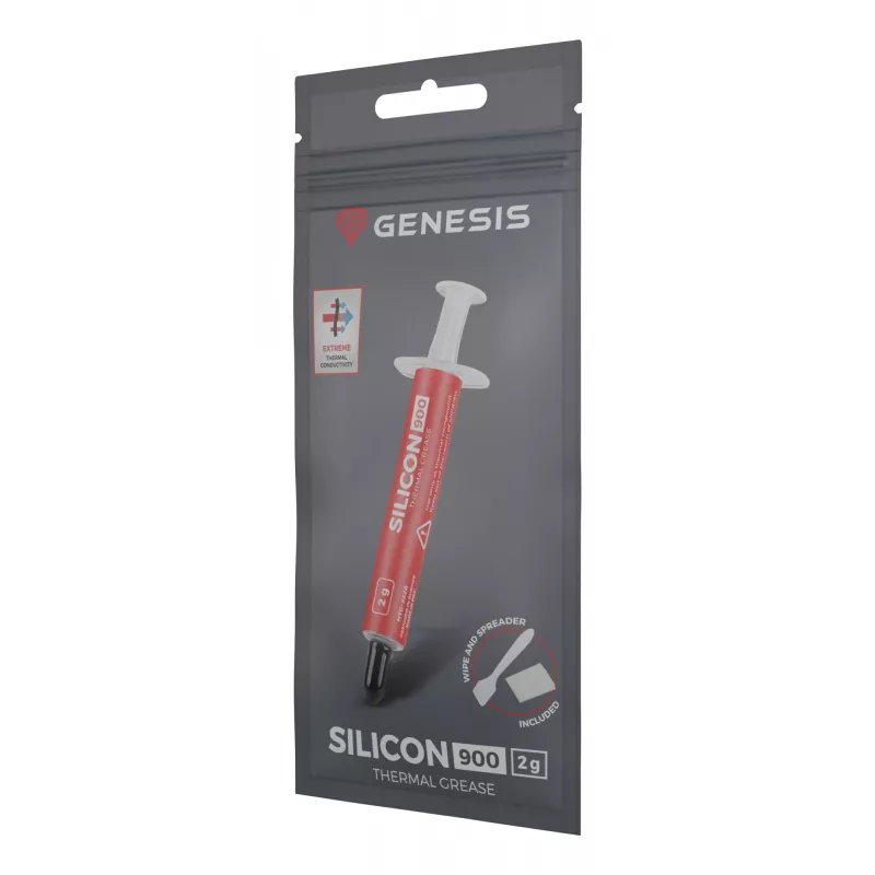 GENESIS Silicon 900 siltuma izkliedēšanas savienojums Termopasta 12.8 W/m·K 2 g