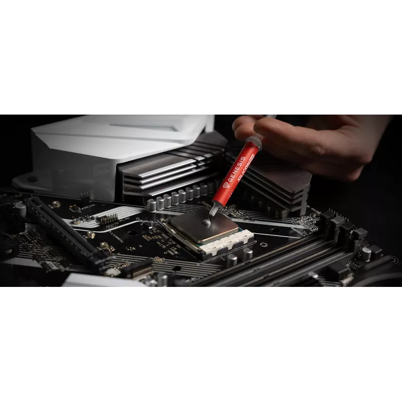 GENESIS Silicon 900, Termopasta, Pelēks, 250 °C, -50 °C, 12.8 W/m·K, 2.8 g/cm³