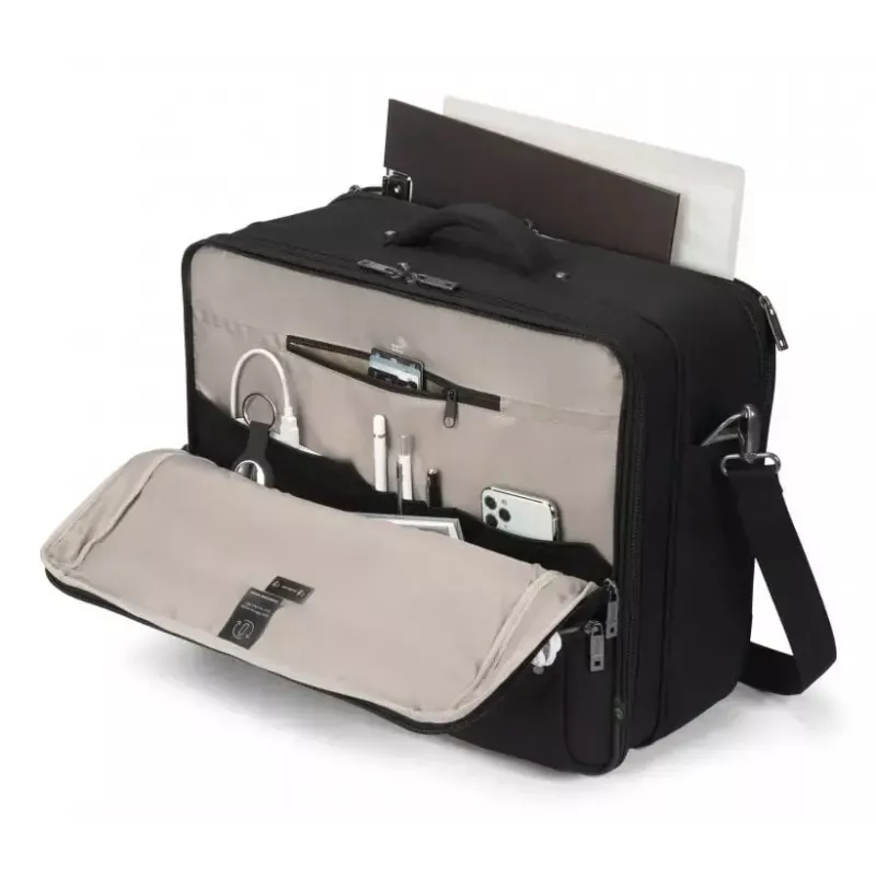 Portfeļa tipa soma DICOTA D32164-RPET 43.9 cm 17.3 collas Antracīta