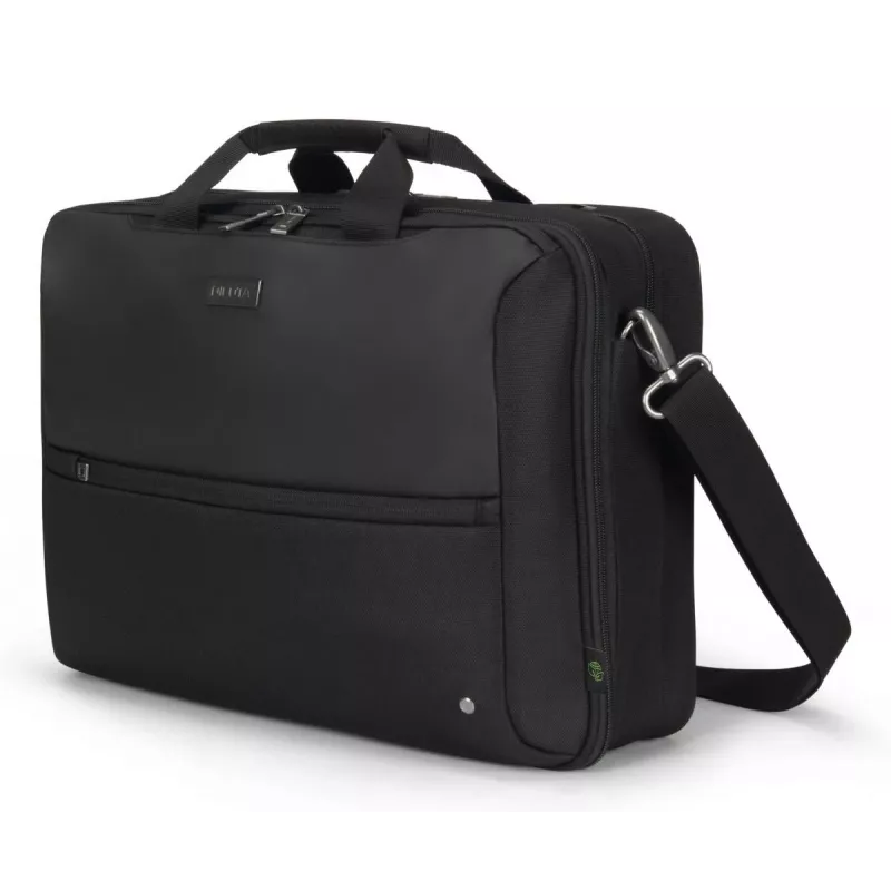 DICOTA Top Traveller Dual Five - 14-16 collu piezīmjdatora soma - melna / 900d pārstrādāts PET poliesters