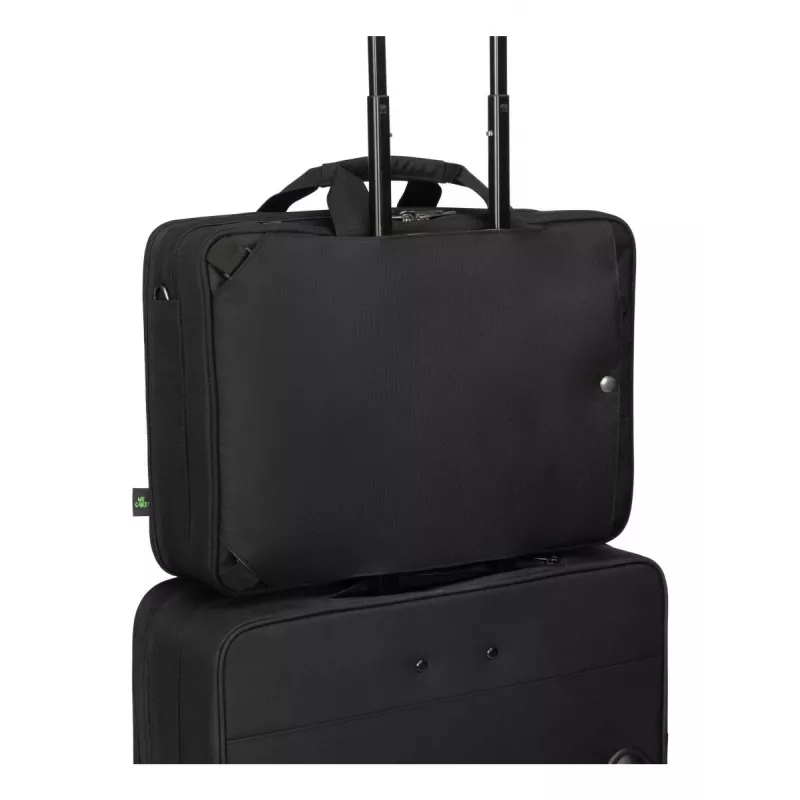 DICOTA Top Traveller Dual Five - 14-16 collu piezīmjdatora soma - melna / 900d pārstrādāts PET poliesters