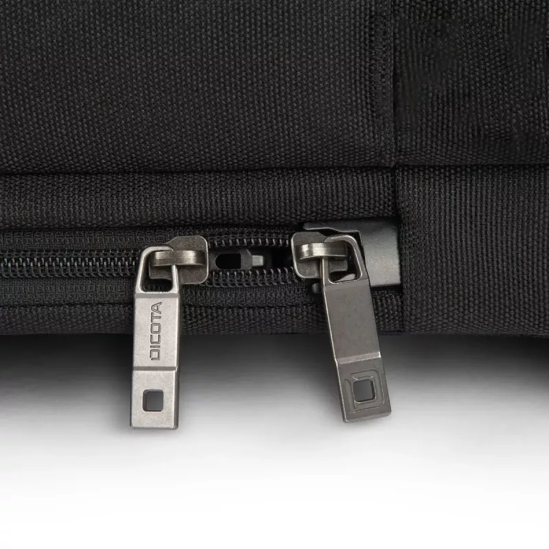 Portfelis DICOTA D32172-RPET 14 collas Melns Pleca siksna