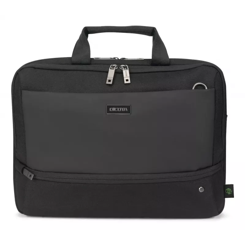 Portfelis DICOTA D32172-RPET 14 collas Melns Pleca siksna