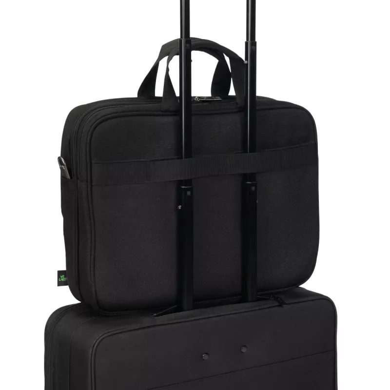 DICOTA Top Traveller Five - 12-14 collu piezīmjdatora soma - Melna / 900d pārstrādāts PET poliesters