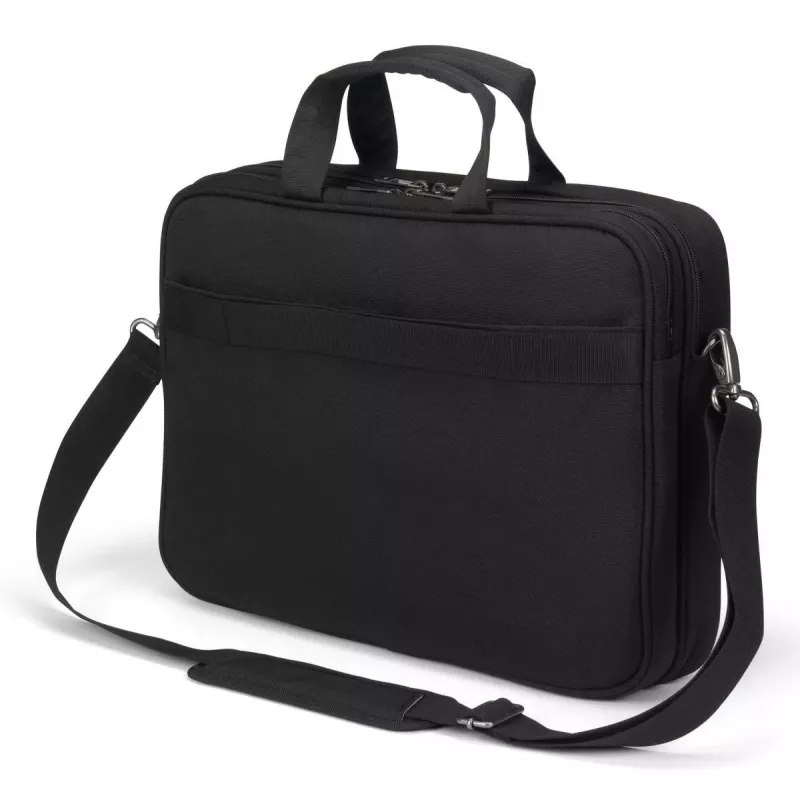 DICOTA Top Traveller Five - 12-14 collu piezīmjdatora soma - Melna / 900d pārstrādāts PET poliesters