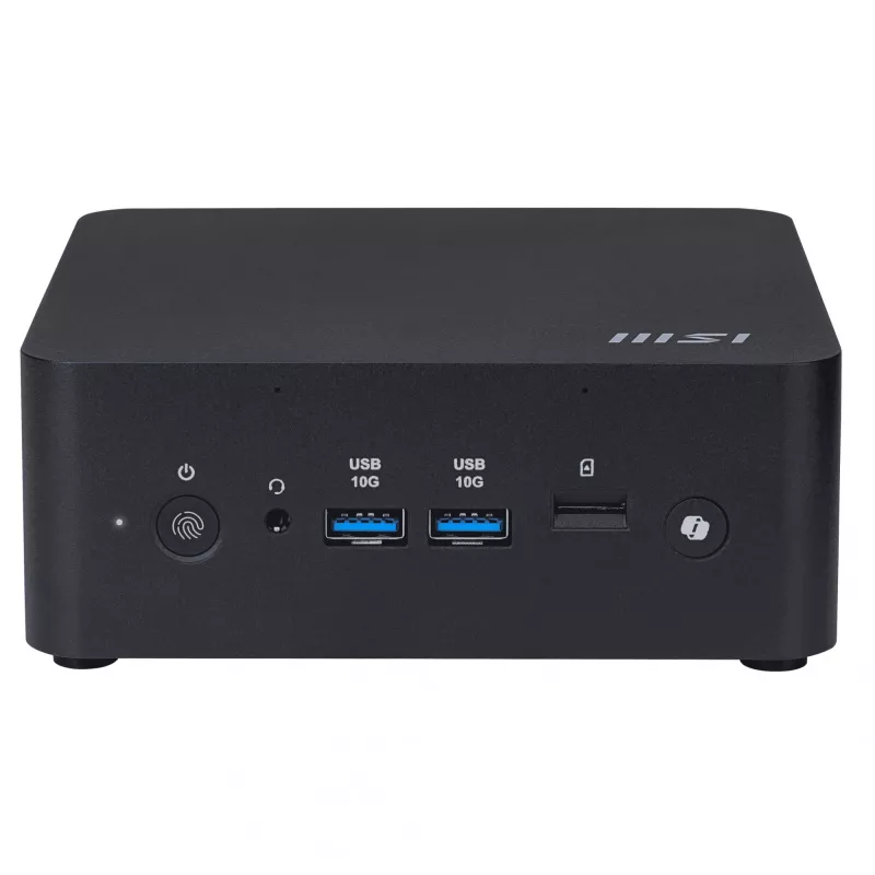 MSI Cubi NUC AI+ 2MG-001EU Copilot+ PC Intel Core Ultra 7 258V 32 GB LPDDR5x-SDRAM 1 TB SSD Windows 11 Pro Mini PC Melns