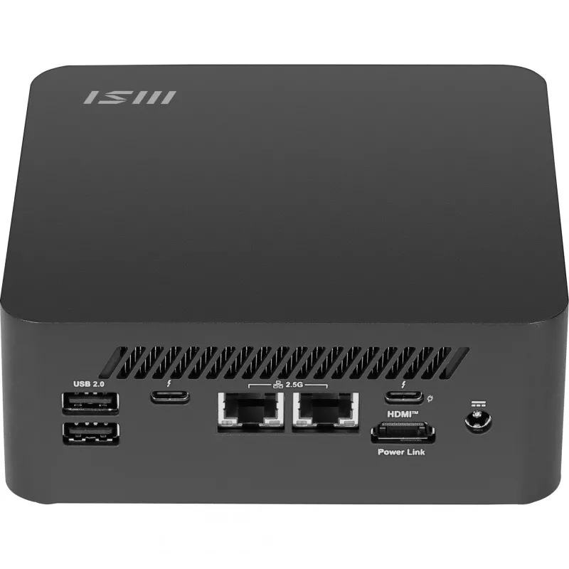 MSI Cubi NUC AI+ 2MG-001EU Copilot+ PC Intel Core Ultra 7 258V 32 GB LPDDR5x-SDRAM 1 TB SSD Windows 11 Pro Mini PC Melns