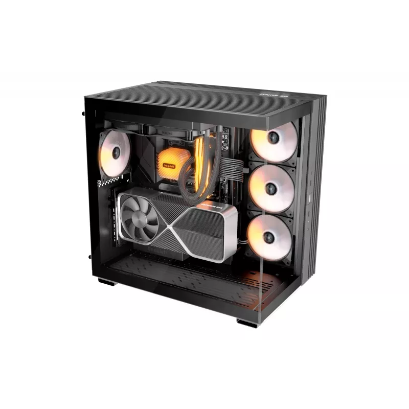 be quiet! Light Wings LX 120 mm PWM Reverse Melns datora korpusa ventilators 12 cm 1 gab.
